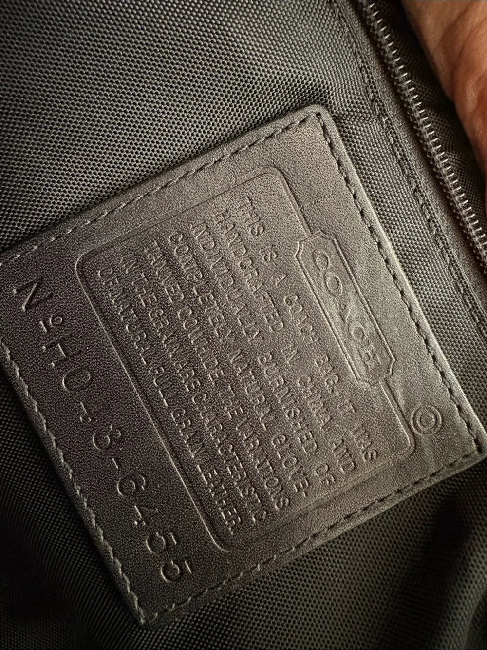 Coach classic leather
